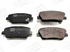 Bremsbelagsatz, Scheibenbremse Hinterachse CHAMPION 573823CH Bild Bremsbelagsatz, Scheibenbremse Hinterachse CHAMPION 573823CH