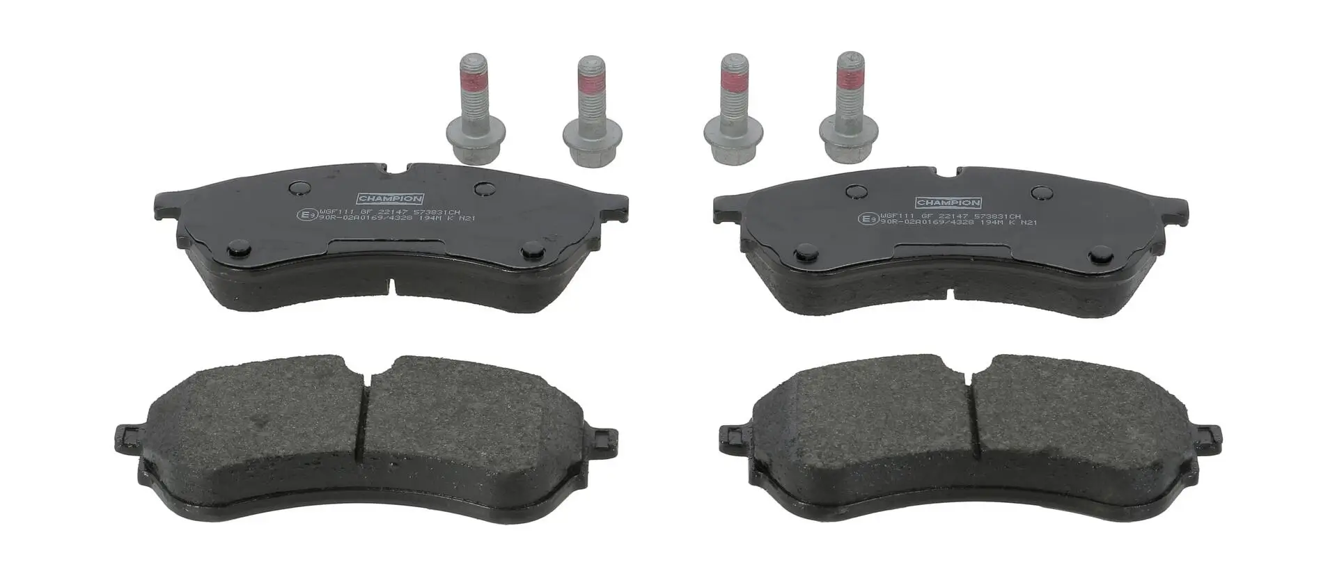 Bremsbelagsatz, Scheibenbremse CHAMPION 573831CH