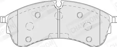 Bremsbelagsatz, Scheibenbremse Vorderachse CHAMPION 573844CH Bild Bremsbelagsatz, Scheibenbremse Vorderachse CHAMPION 573844CH