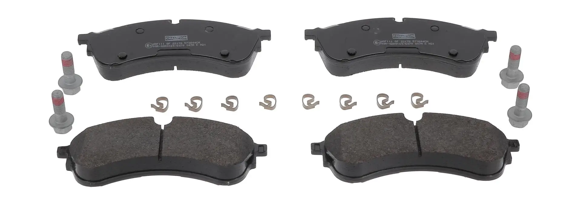 Bremsbelagsatz, Scheibenbremse Vorderachse CHAMPION 573844CH
