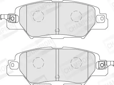 Bremsbelagsatz, Scheibenbremse Hinterachse CHAMPION 573858CH Bild Bremsbelagsatz, Scheibenbremse Hinterachse CHAMPION 573858CH