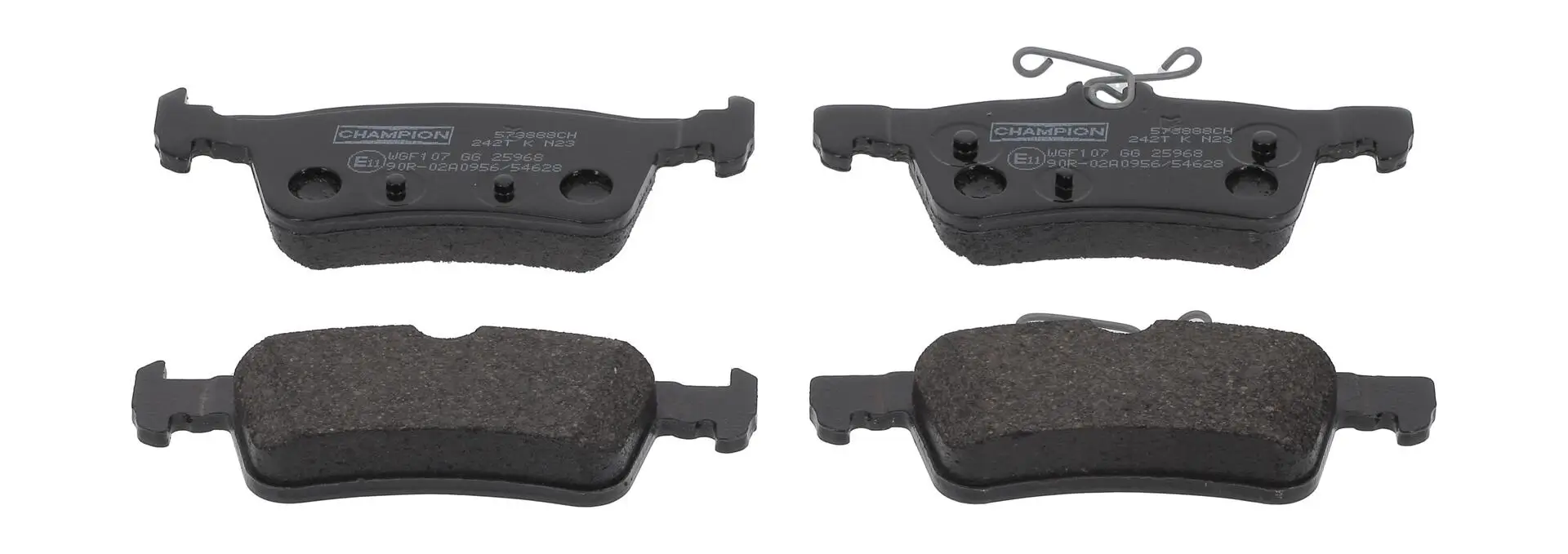 Bremsbelagsatz, Scheibenbremse Hinterachse CHAMPION 573888CH