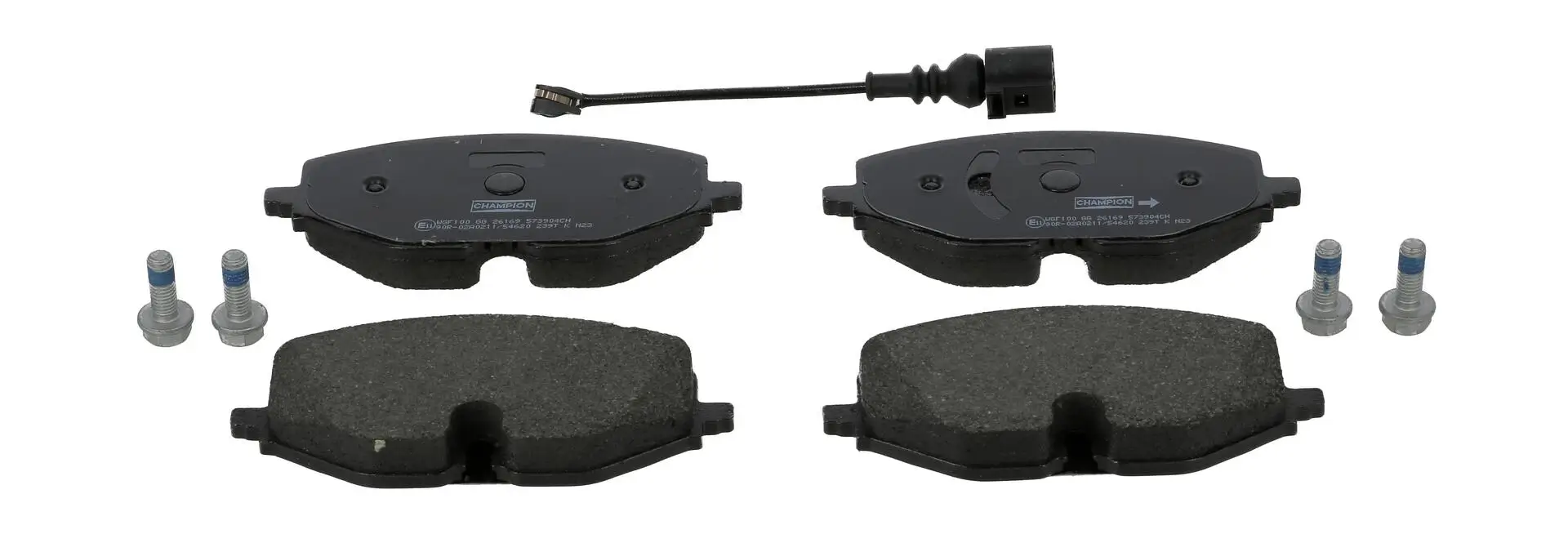 Bremsbelagsatz, Scheibenbremse Vorderachse CHAMPION 573904CH