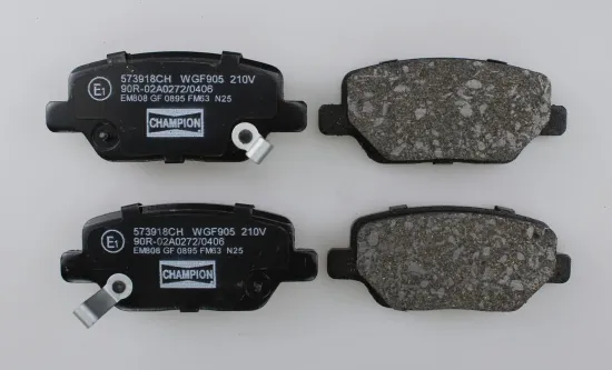 Bremsbelagsatz, Scheibenbremse Hinterachse CHAMPION 573918CH Bild Bremsbelagsatz, Scheibenbremse Hinterachse CHAMPION 573918CH