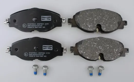 Bremsbelagsatz, Scheibenbremse Vorderachse CHAMPION 574075CH Bild Bremsbelagsatz, Scheibenbremse Vorderachse CHAMPION 574075CH