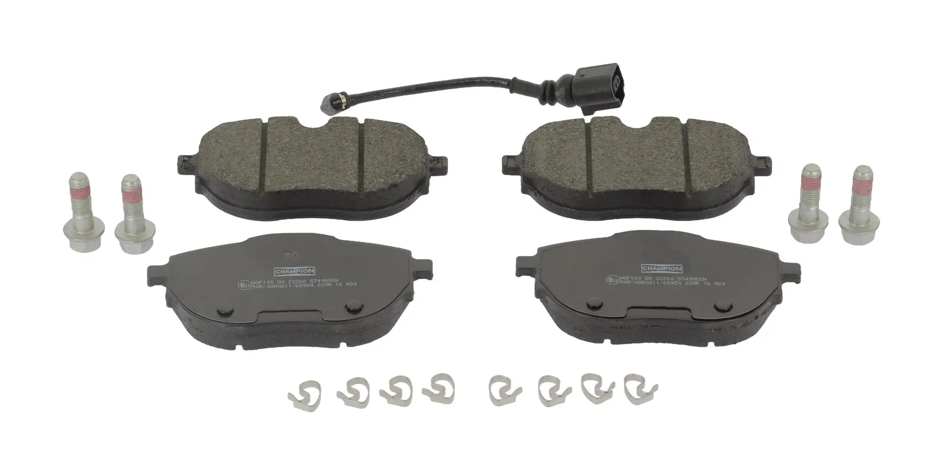 Bremsbelagsatz, Scheibenbremse CHAMPION 574085CH