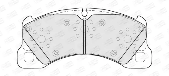Bremsbelagsatz, Scheibenbremse CHAMPION 574159CH Bild Bremsbelagsatz, Scheibenbremse CHAMPION 574159CH