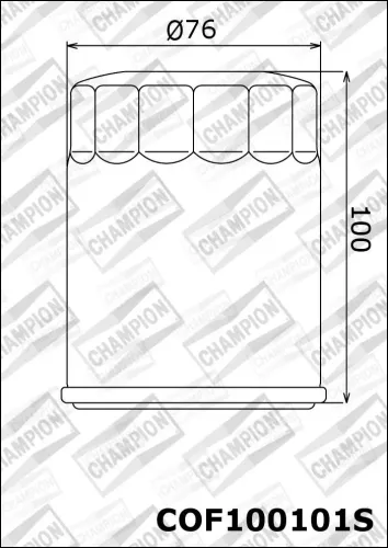 Ölfilter CHAMPION COF100101S Bild Ölfilter CHAMPION COF100101S