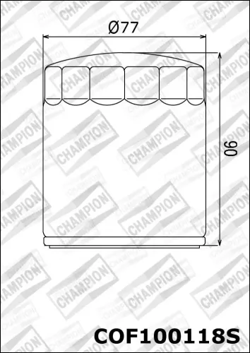 Ölfilter CHAMPION COF100118S Bild Ölfilter CHAMPION COF100118S