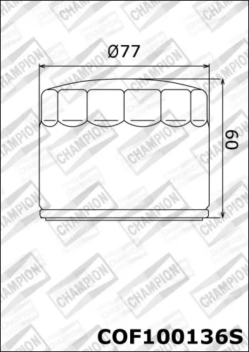 Ölfilter CHAMPION COF100136S Bild Ölfilter CHAMPION COF100136S