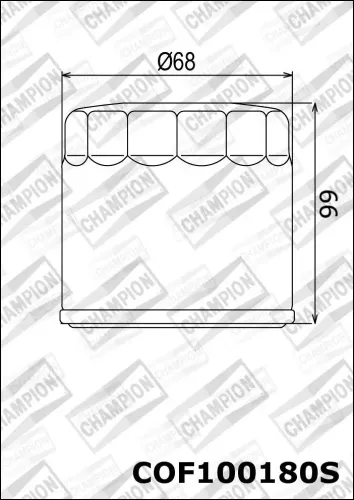 Ölfilter CHAMPION COF100180S Bild Ölfilter CHAMPION COF100180S