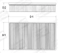 Luftfilter CHAMPION U617/606