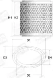 Luftfilter CHAMPION W151/606