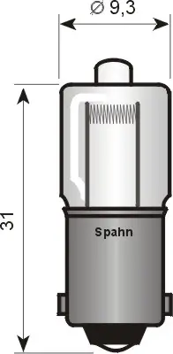 Glühlampe, Innenraumleuchte 12 V 5 W SPAHN GLÜHLAMPEN 2523 Bild Glühlampe, Innenraumleuchte 12 V 5 W SPAHN GLÜHLAMPEN 2523