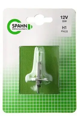 Glühlampe, Fernscheinwerfer 12 V 55 W H1 SPAHN GLÜHLAMPEN BL51162