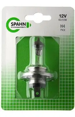 Glühlampe, Fernscheinwerfer 12 V 60/55 W H4 SPAHN GLÜHLAMPEN BL54182