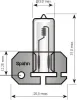 Glühlampe, Fernscheinwerfer 12 V 55 W H2 SPAHN GLÜHLAMPEN 52162 Bild Glühlampe, Fernscheinwerfer 12 V 55 W H2 SPAHN GLÜHLAMPEN 52162