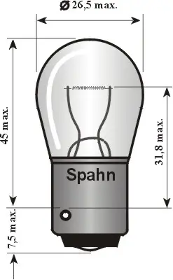 Glühlampe, Blinkleuchte 12 V 21 W PY21W PY21W SPAHN GLÜHLAMPEN 2019 Bild Glühlampe, Blinkleuchte 12 V 21 W PY21W PY21W SPAHN GLÜHLAMPEN 2019