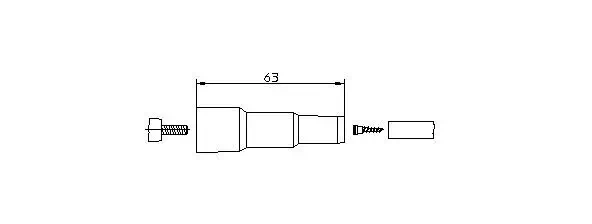 Stecker, Zündkerze BREMI 10229N1