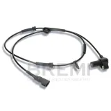 Sensor, Raddrehzahl Vorderachse BREMI 50398