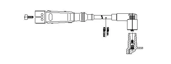 Zündleitung BREMI 111A33