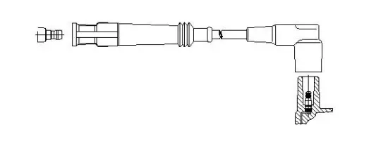 Zündleitung BREMI 126/35 Bild Zündleitung BREMI 126/35