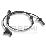Sensor, Raddrehzahl Vorderachse BREMI 50916