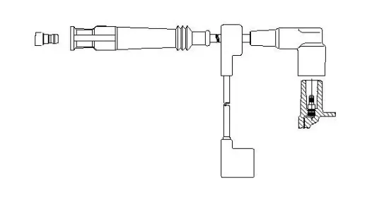 Zündleitung BREMI 128/65 Bild Zündleitung BREMI 128/65