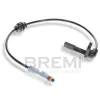 Sensor, Raddrehzahl Vorderachse BREMI 50987