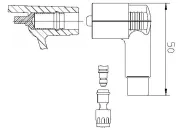 Stecker, Zündverteiler BREMI 13208A1