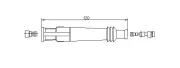 Stecker, Zündkerze BREMI 13226/5