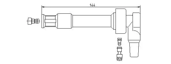 Stecker, Zündkerze BREMI 13246/5