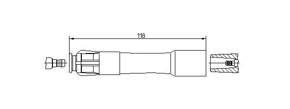 Stecker, Zündkerze BREMI 13249A1,8