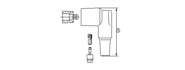 Stecker, Zündverteiler BREMI 13255