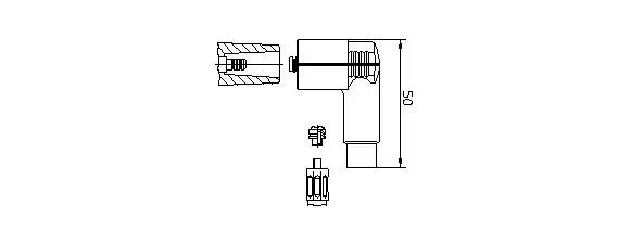 Stecker, Zündverteiler BREMI 13258/1