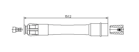 Stecker, Zündkerze BREMI 13296A1,8