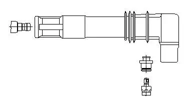 Stecker, Zündkerze BREMI 13309A5