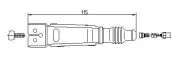 Stecker, Zündkerze BREMI 13338A5