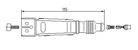 Stecker, Zündkerze BREMI 13338A5 Bild Stecker, Zündkerze BREMI 13338A5