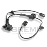 Sensor, Raddrehzahl Vorderachse BREMI 51390