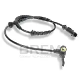 Sensor, Raddrehzahl Vorderachse BREMI 51470