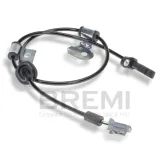 Sensor, Raddrehzahl Vorderachse rechts BREMI 51472