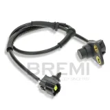 Sensor, Raddrehzahl Vorderachse BREMI 51576
