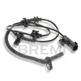 Sensor, Raddrehzahl Vorderachse BREMI 51863
