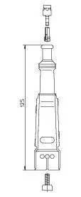 Stecker, Zündkerze BREMI 13202/1