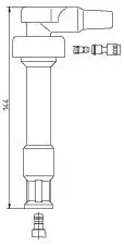 Stecker, Zündkerze BREMI 13246/5 Bild Stecker, Zündkerze BREMI 13246/5