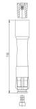 Stecker, Zündkerze BREMI 13249A1,8