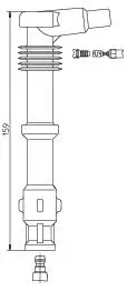 Stecker, Zündkerze BREMI 13293/5