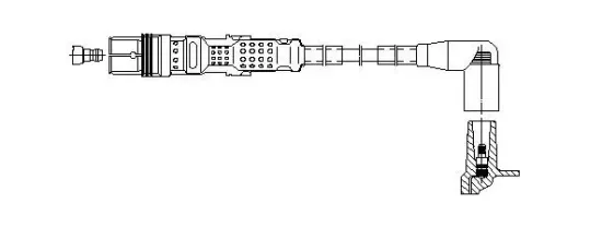 Zündleitung BREMI 1A02F59 Bild Zündleitung BREMI 1A02F59