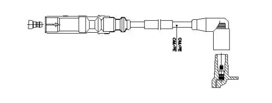 Zündleitung BREMI 1A22E65 Bild Zündleitung BREMI 1A22E65